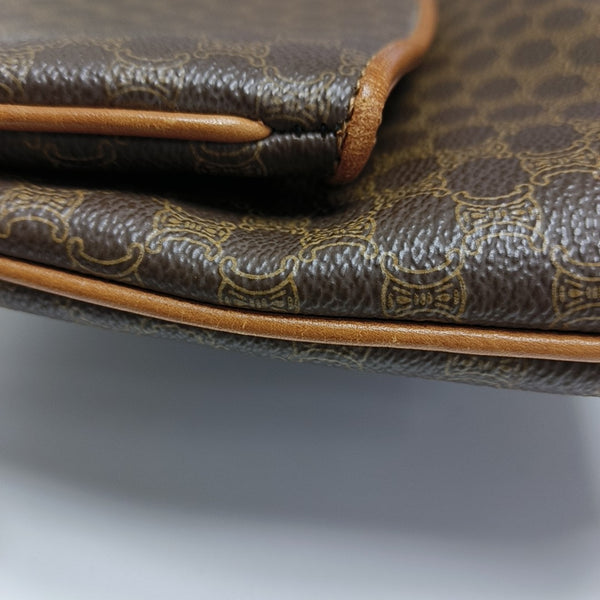 MACADAM CLUTCHES Coated Canvas Brown