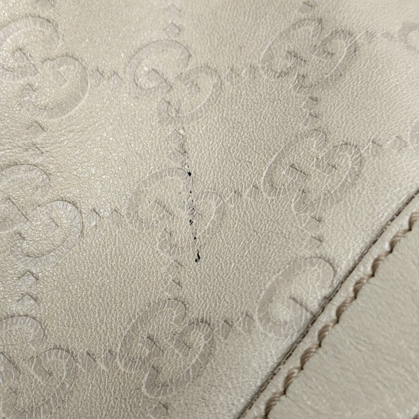 Joy Medium Monogram Calfskin Beige