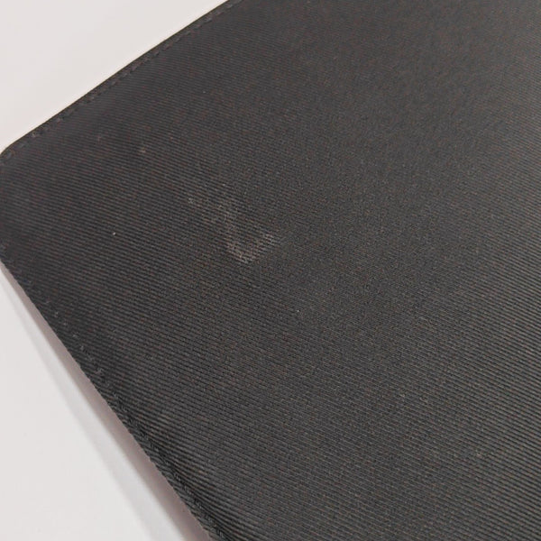 DISTRICT PM Monogram Coated Canvas Black