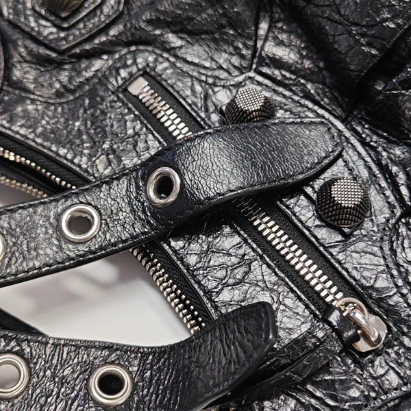 Le Cagole S Lambskin Black