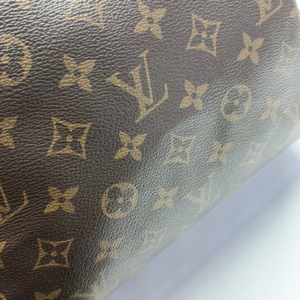 SPEEDY 30 Monogram Coated Canvas Brown