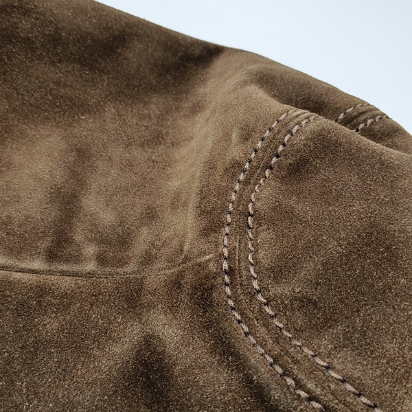 Suede Bucket Bag Brown
