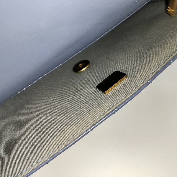 Quilted Calfskin Blue