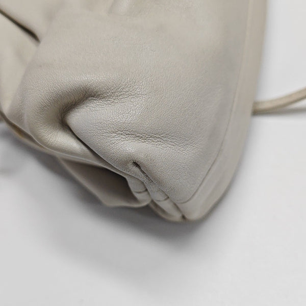 The Pouch Mini Calfskin White
