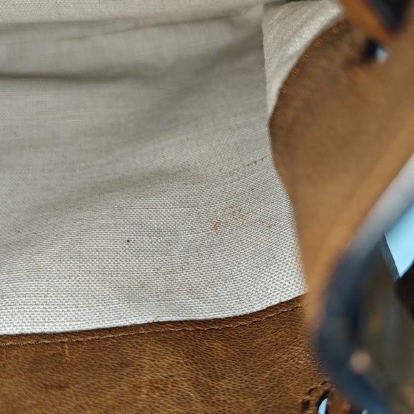Lambskin Shoulder Bag Brown