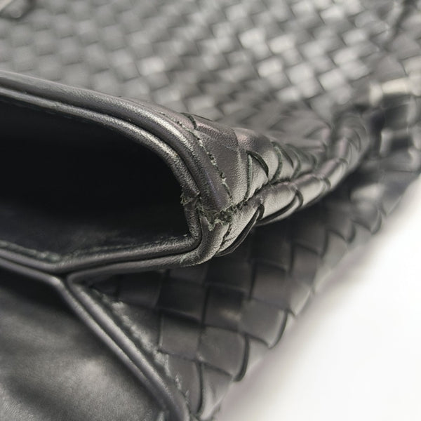 Calfskin Top Handle Bag Black