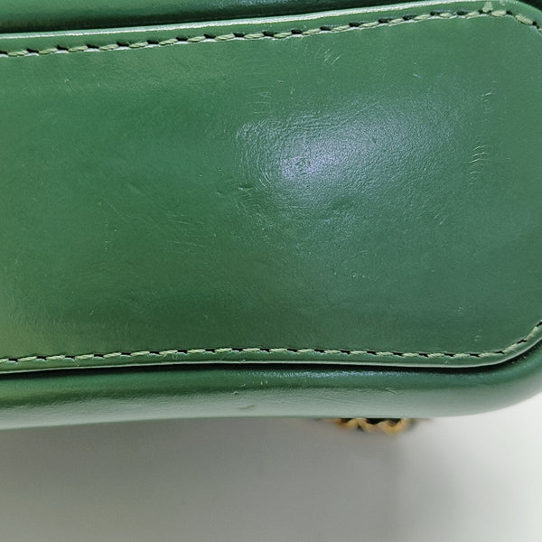 GABRIELLE Small Quilted Calfskin Green