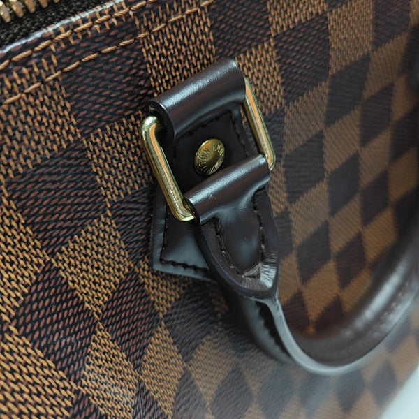 SPEEDY 25 Damier Ebene Coated Canvas Brown