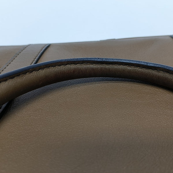 Calfskin Shoulder Bag Brown