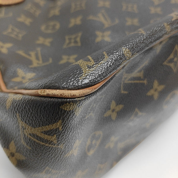 BATIGNOLLES GM Monogram Coated Canvas Brown