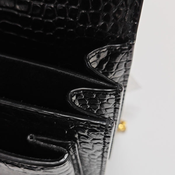 SUNSET Medium Calfskin Black
