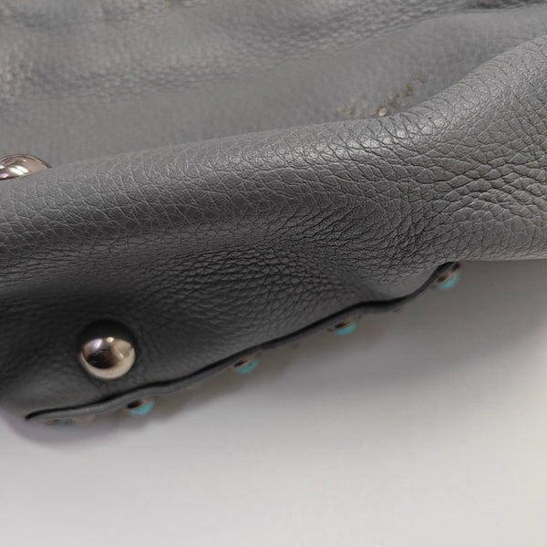 Rockstud Calfskin Blue