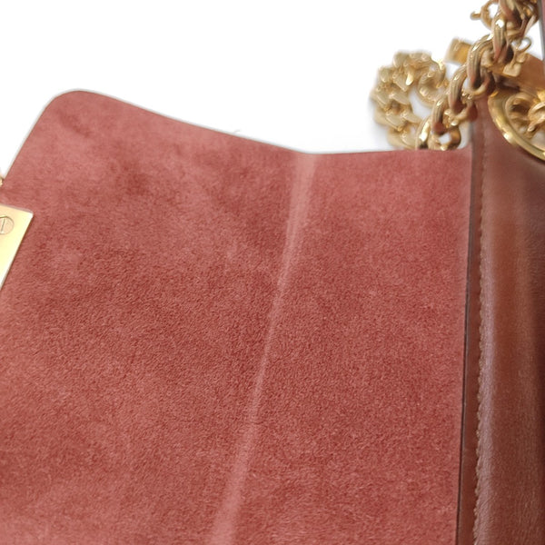 Annie Mini Calfskin Brown