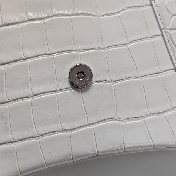 Hourglass S Calfskin White