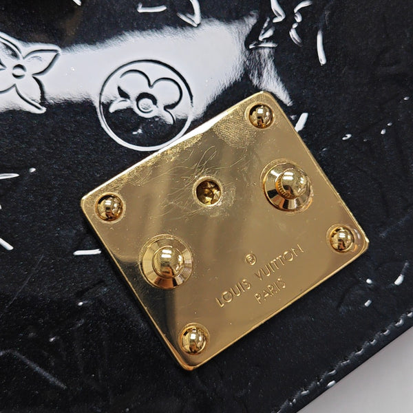 WYNWOOD Monogram Patent Leather Black