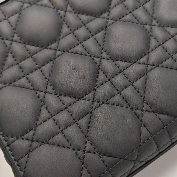 Lady Dior Small Cannage Calfskin Black