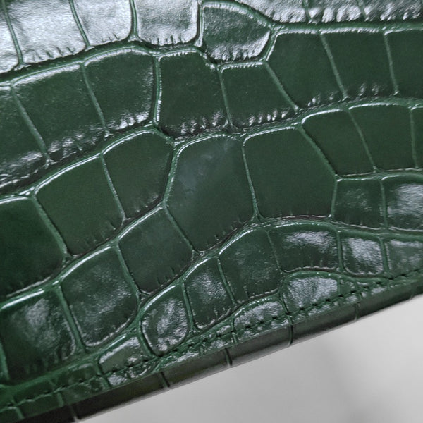 Hourglass S Calfskin Green