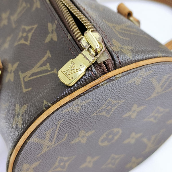 PAPILLON MM Monogram Coated Canvas Brown