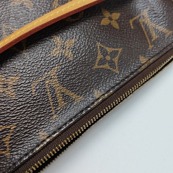 ACCESSOIRES GM Monogram Coated Canvas Brown
