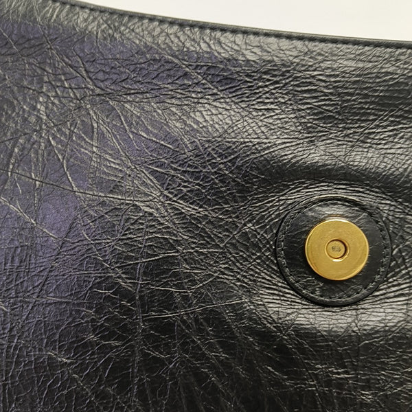 Crush Medium Calfskin Black