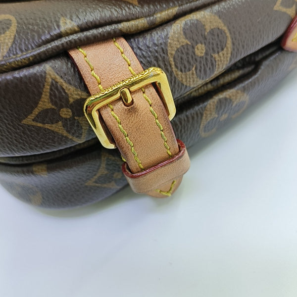 SAUMUR BB Monogram Coated Canvas Brown