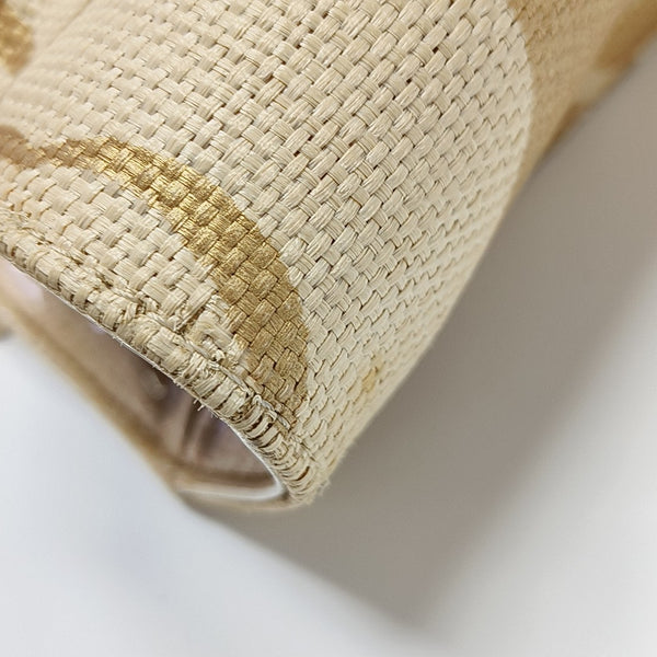 Straw Tote Bag Yellow