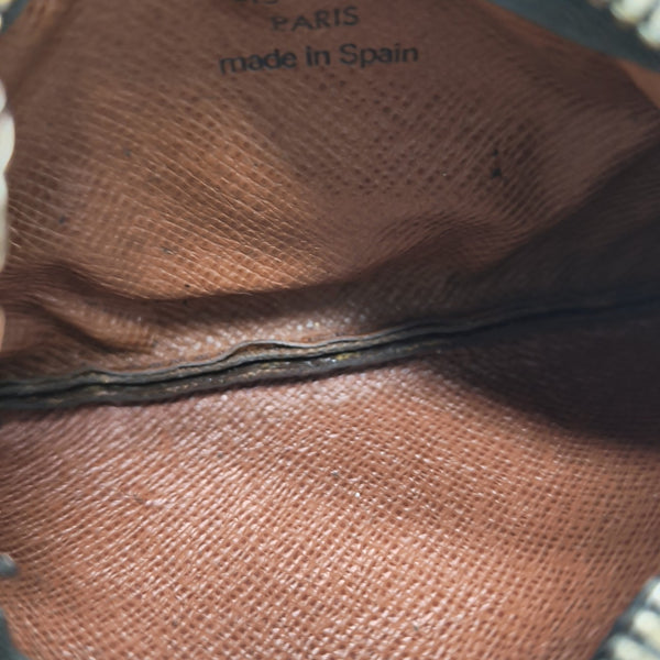 Monogram Coated Canvas Coin Purse Brown