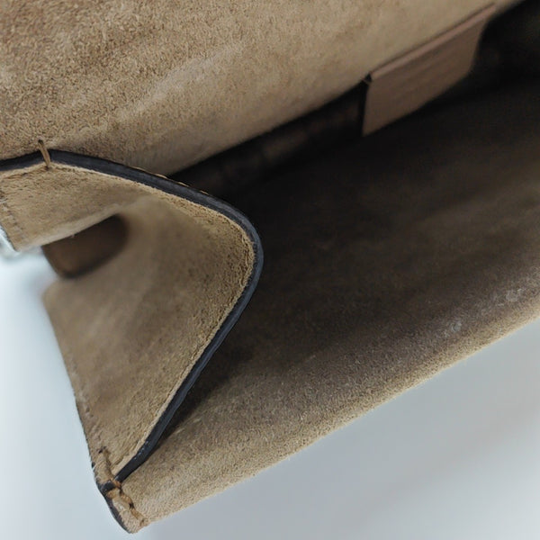Dionysus Mini Monogram Coated Canvas Beige
