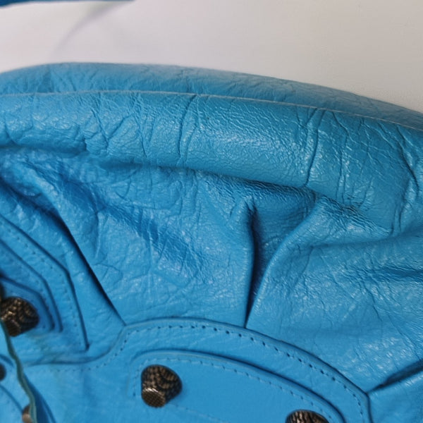 Le Cagole Mini Lambskin Blue