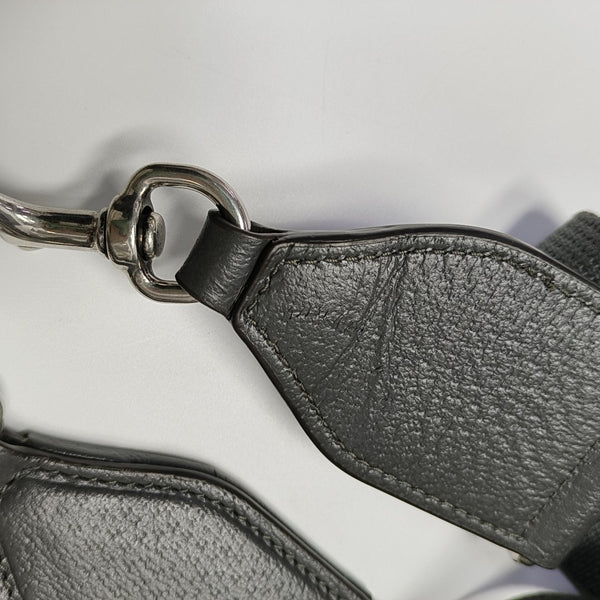 Ophidia Mini Monogram Coated Canvas Gray
