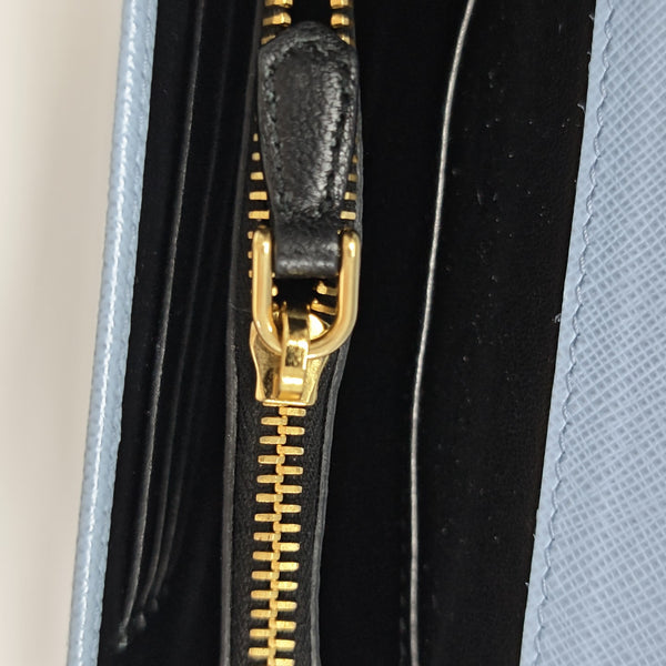 Calfskin Shoulder Bag Blue