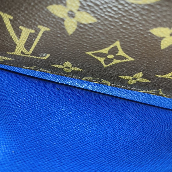 EMILIE Monogram Coated Canvas Brown Wallet