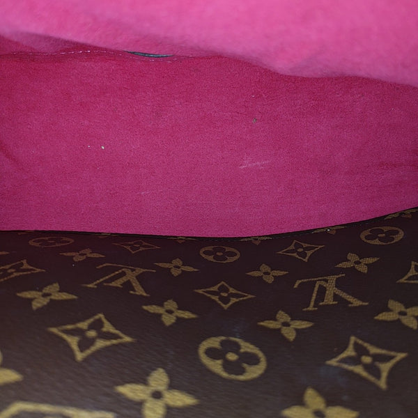 NÉONOÉ MM Monogram Coated Canvas Brown