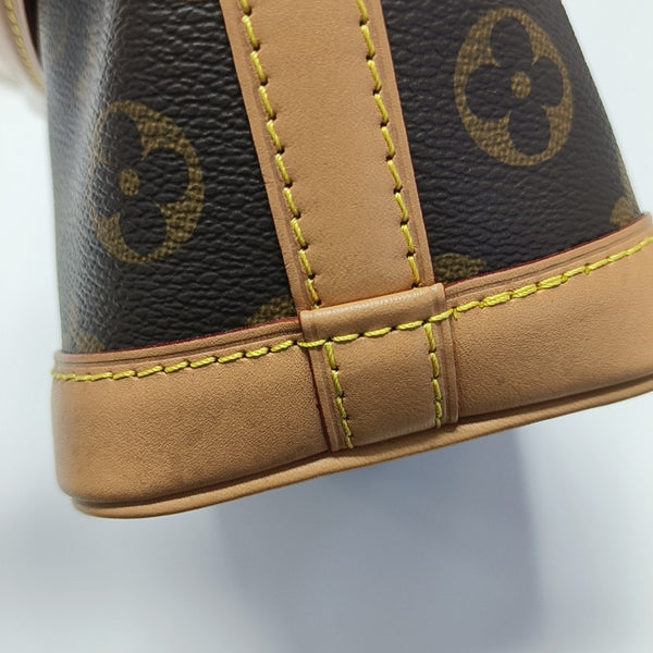 NOÉ Nano Monogram Coated Canvas Brown