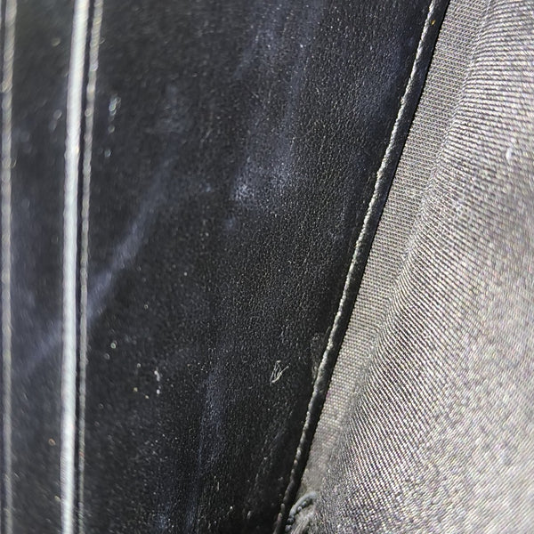 Cartera BOY CHANEL de piel de becerro granulada acolchada negra