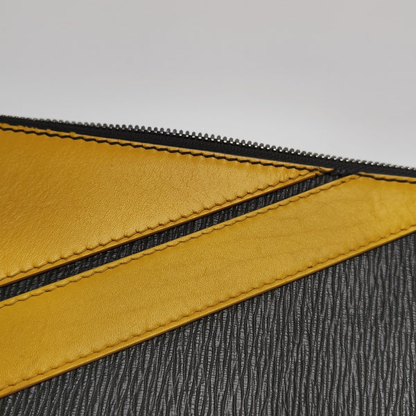 Calfskin Clutch Gray