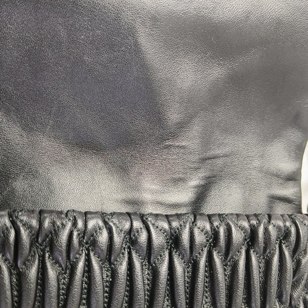 Crystal Quilted Lambskin Black