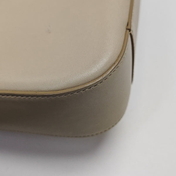 Calfskin Top Handle Bag Beige