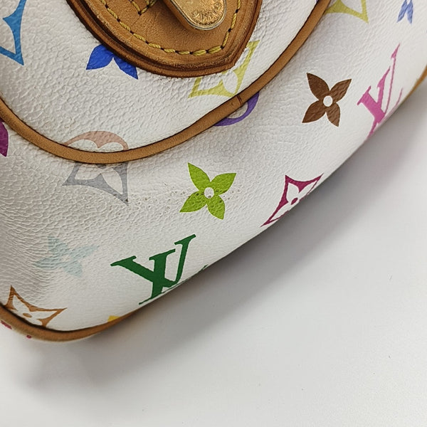 LV × TM PRISCILLA Monogram Coated Canvas White