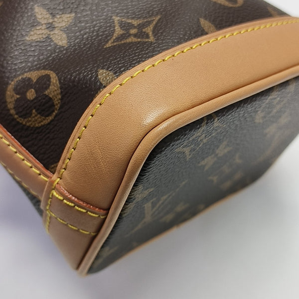 NOÉ Nano Monogram Coated Canvas Brown