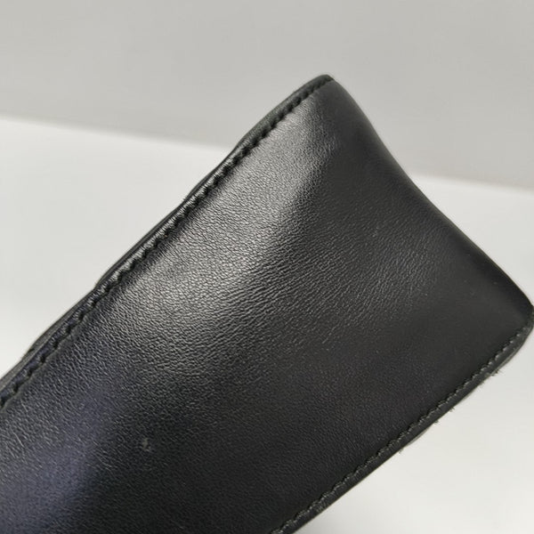 GG Marmont Mini Quilted Calfskin Black