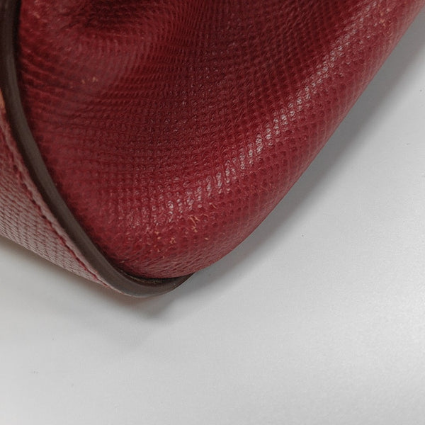 Calfskin Shoulder Bag Red