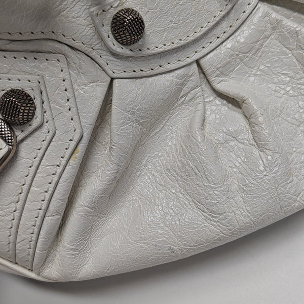 Le Cagole Mini Calfskin White