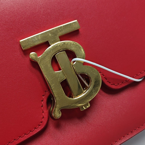 TB Small Calfskin Red