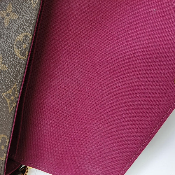 FÉLICIE Monogram Coated Canvas Brown