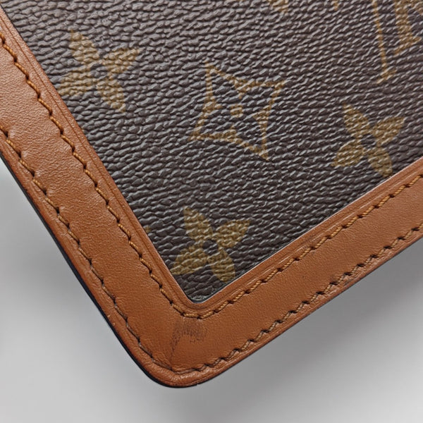 DAUPHINE MM Monogram Coated Canvas Brown