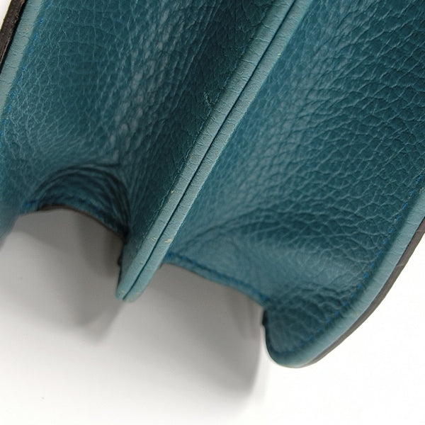 Interlocking G Large Calfskin Blue