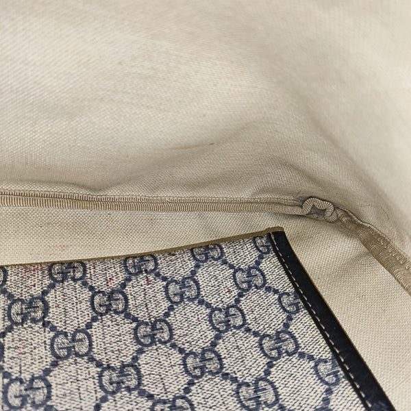 Monogram Coated Canvas Shoulder Bag Blue