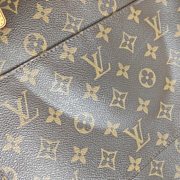 ICARE Monogram Coated Canvas Brown