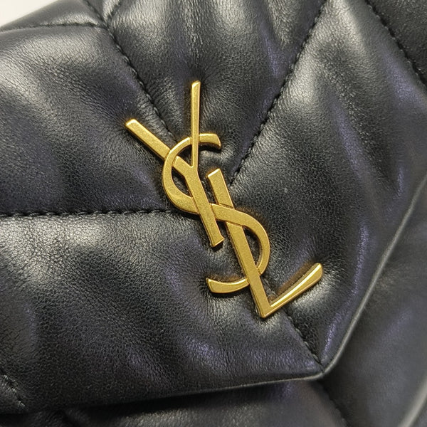 PUFFER Small Quilted Lambskin Black
